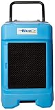 BlueDri BD-BD-130-BL Industrial Commercial Dehumidifier with Hose for Basements in Homes and Job Sites, Blue