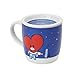 BT21 Official Merchandise by Line Friends - Winter Theme Character Ceramic Coffee Mug with Lid, TATA
