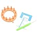 Estone® Knitter Knitting Flower Loom Set Kit Make EMBELLISHMENTS For Hat Scarves
