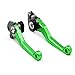 Pivot Brake Clutch Levers for Kawasaki KX65 2000-2015 KX125 2000-2005 KX250 2000-2004 KX250F 2004 Green