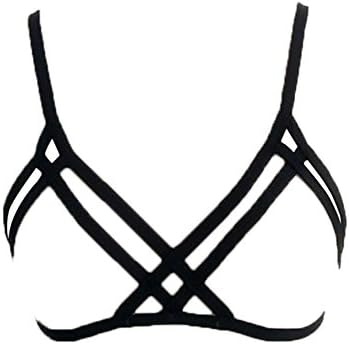 Bra Lingerie,START Womens Black Sexy Harness Elastic Bras Hollow Out Bra (Tag M, Black)
