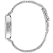 WRISTOLOGY Olivia Womens Crystal Silver Boyfriend Watch Metal Link Strap