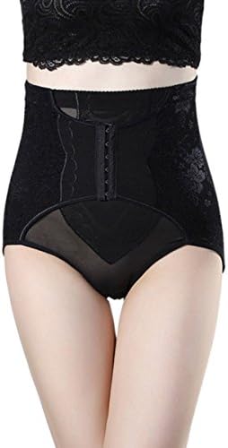 Womens Shapewear Control Panty High Waist Trainer Brief Hiwaist Cincher Underwear (tag size XL=US Large, Black)