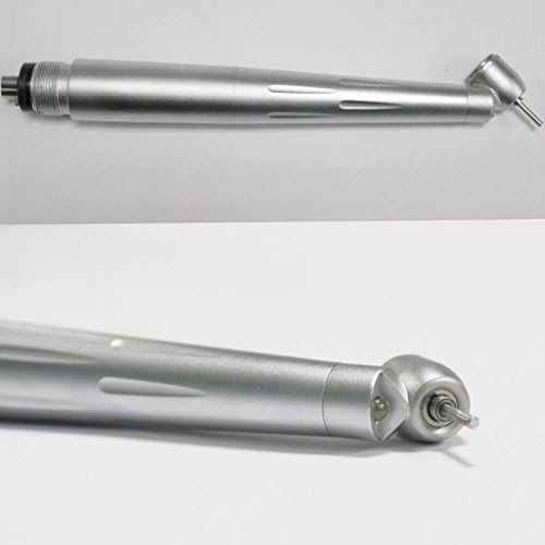 45 Degree LED Fiber Optic Hand Tool Single Spray Air Compressor Accessories with Additional 1 Pc Ceramic Cartridge (4H)