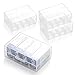 EBL 4 Pack 9V Cell Battery Storage Cases with Hard Rubber Material Protective Batteries Box (Battery not Included)