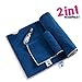 IUGA Non Slip Yoga Towel, Extra Thick Hot Yoga Towel + Hand Towel 2in1 Set with Corner Pockets Design, 100% Microfiber – Non Slip, Super Absorbent and Quick Dry