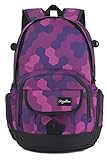 Z-joyee Fashion Student School Backpack Bookbags for Middle & High School for Teen Boys Girls Student Travel Laptop Bags