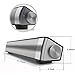 [New 2019 Upgraded] ASIYUN 2 X 5W Mini Bluetooth Sound Bar, Wired and Wireless Home Theater Audio for Cell Phone/Tablet/Projector and Support TV with AUX/RCA Output (Remote Control Included)thumb 1
