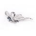 Fashon Plaza Black Friday Christmas Gift Women`s Flower Wreath Cubic Zirconia Pin Brooch Br133