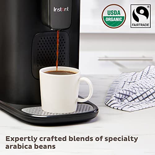 INSTANT COMPOSTABLE ESPRESSO CAPSULES, LEGGERO LIGHT ROAST, 10 PLANT-BASED CAPSULES, FROM THE MAKERS OF INSTANT POT, ECO-FRIENDLY, 100% ORGANIC, ARABICA ESPRESSO CAPSULES WITH COMPOSTABLE INNER BAG