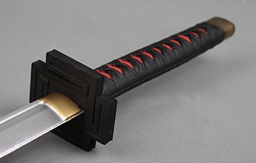 Bleach Ichigo Kurosaki's Bankai Foam Cosplay Sword Replica Anime Tensa Bankai Cutting Moon, Red, Medium