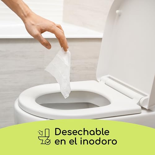 Walfort | Combo Papel Higiénico Húmedo. Caja con 4 paquetes de 14 pzs c/u y 4 paquetes de 50 pzs c/u