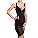 Supplim Women's Body Shaper Waist Cincher Underbust Corset Bodysuit Shapewear,Black,XL/Waitline:34