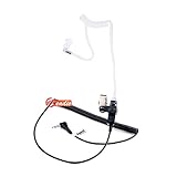 Zeadio ZP-AR169 RECEIVER/LISTEN ONLY Surveillance Acoustic Earpiece with 2.5mm Connector for Ham Radio, Two-Way Radios, Transceivers and Radio Speaker Mics Jacks