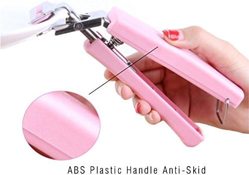 Cooking Tools Kitchen Stainless Steel Exquisite Bowl Pot Pan Gripper Clip Hot Dish Plate Bowl Clip Retriever Tongs (Pink)