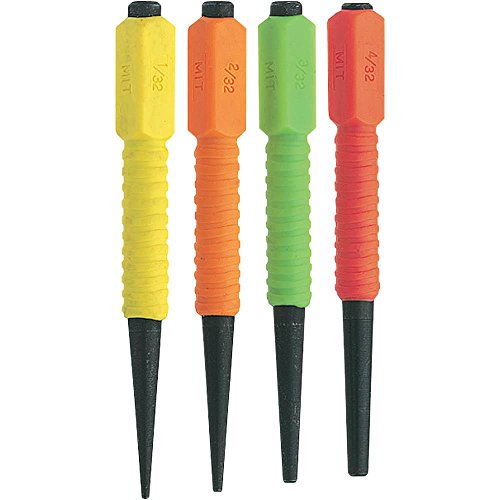 Click Here to See More Images Steelex D2530 Nail and Center Punch Set, 4-Pc