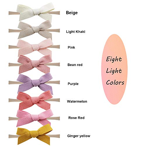 image for Baby Nylon Headbands Hairbands Hair Bow Elastics for Baby Girls Newbor