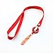 yueton 6pcs Colorful Plastic Translucent Retractable Key Chain Reel Key ID Badge Holder with Lanyard Neck Strap