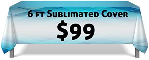 Table Cover Guys - 6ftCover - Fully Custom Table Throw, Any Color, Any Design