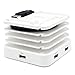 UNITEK 36W 4-Port USB Charger Desktop Charging Station and Cable Management Function for Apple iPhone iPad Samsung Galaxy Google Nexus Motorola HTC LG