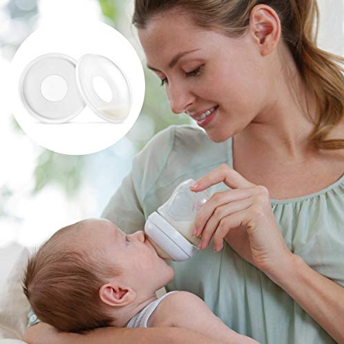 Breast Shells Milk Saver for Breastfeeding, 2 Pack BPA Free Breast Shield Nursing Cups Protect Sore Nipples Breast Milk Collection Shells
