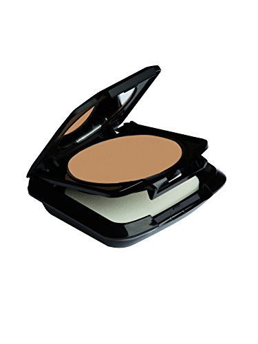 Palladio Dual Wet and Dry Foundation, Tawny, Apply Wet for Maximum, Full Coverage or Dry for Light Finishing and Touchups, Minimizes Fine Lines, Helps Prevent Breakouts, Includes Sponge