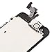 for iPhone 5 LCD Display Touch Screen Full Assembly Replacement with Home Button Front Camera Ear Speaker Repair Tools and Tempered Glass, Black