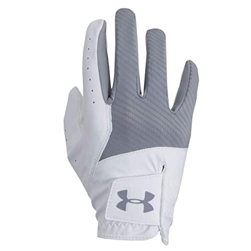 Under Armour Medal Golf Glove - Steel, White, Steel - RLG