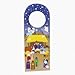 Fun Express - Nativity Doorhanger Sticker Scene for Christmas - Stationery - Stickers - Make - A - Scene (Lrg) - Christmas - 12 Pieces