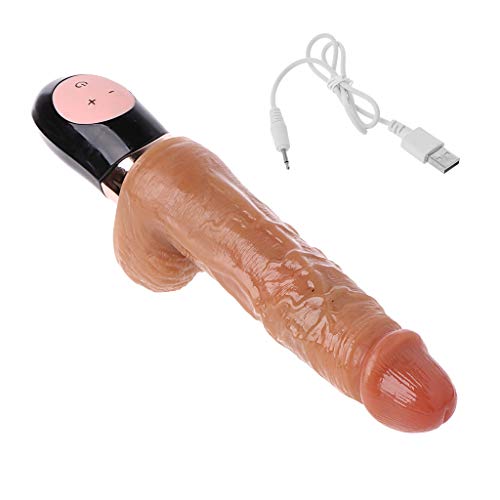 Nujing 12 Frequency Whisper-Quiet Motor Heating USB Charging T-hrusting R-otating Uograded Waterproof&Whisper Quie Adult Toys for Women&Couples Massaging Wand Toy