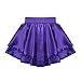 iEFiEL Kids Girls Halloween Costume Role Play Cape Top with Skirt Wristband Halloween Cosplay Party Purple 6-8