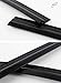 Safe Smoke Window Visor Sun Rain Vent Guard 4 Pcs Set Out Channel Visor Compatible with Kia Sorento (Sorento 2016~2020 Smoke)