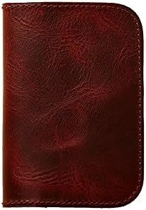 [DUJES] Genuine Leather Travel Passport Wallet JB812-005 (DARK BROWN)