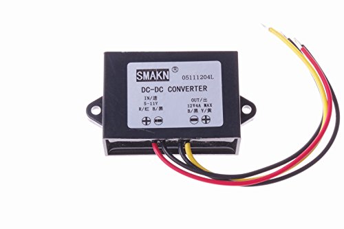 Smakn® waterproof dc-dc power converter 5v-11v to 12v …