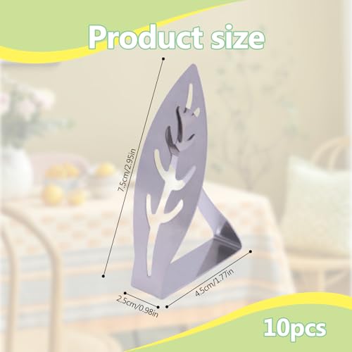 pclapora 10 x Stainless Steel Tablecloth Clips, Flexible and Movable Tablecloth Clips, for Office Thickness within 4 cm, for Indoor and Outdoor Use