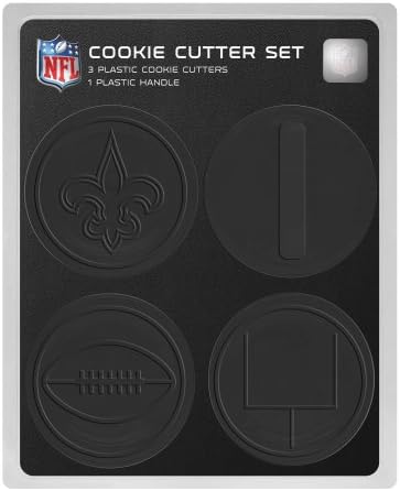 NFL New Orleans Saints Officially Licensed Set of Cookie Cutters