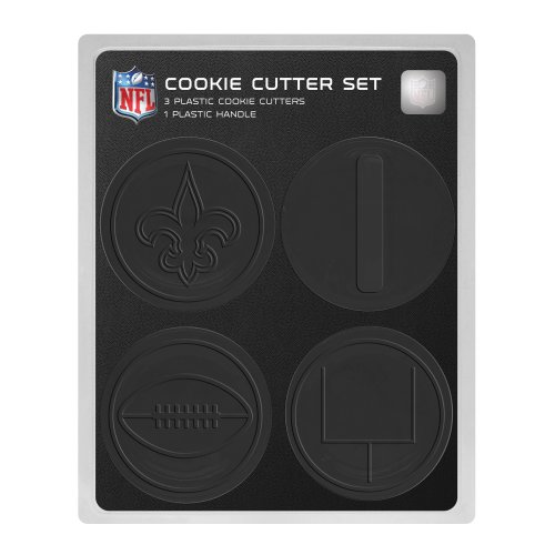 NFL New Orleans Saints Officially Licensed Set of Cookie Cutters