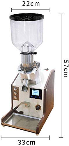 YAeele Elektrische Kaffeemühle Maschine mit Italien importierter Steintitanstahlschleifscheibe Kaffeebohnen… – Bild 8