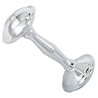 Stephan Baby Silver Plated 4" Keepsake Rattle