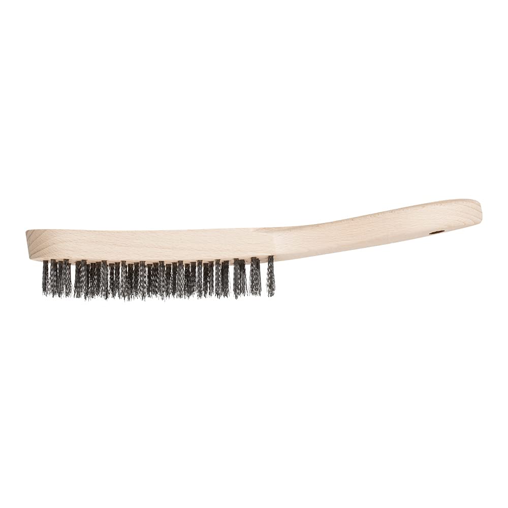 PFERD HBU 43698006 Hand Brush 4 Rows Stainless Steel Wire Diameter 0.30 mm – Universal Use