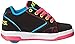 Heelys Propel Skate Shoe (Little Kid/Big Kid), Black Neon, 5 M US Big Kid