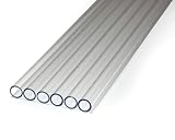 PrimoChill 1/2in. O.D. Rigid PETG Tube 30in. - 12 Pack - Clear
