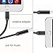 KUPX Key Chain Braided Lightning to 3.5 mm Headphone Jack Adapter,iPhone 7 Headphone Jack Audio Adapter converter (ios 10.3) black