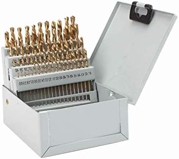 60pcs Drill Bit Set M2 HSS High Speed Steel Bits with Case,Jikkolumlukka