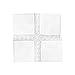 6/12/18 Pack of Ladies White Perfect Wedding Lace Cotton Handkerchiefs