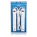 Maxxima 6 Outlet USB Power Strip with Dual USB Ports Surge Protector 300 Joules 2.4A (2 Pack)