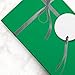 JAM Paper Gift Wrap - Glossy Wrapping Paper - 50 Sq Ft Total (30 in x 10 Ft Each) - Green - 2 Rolls/Pack