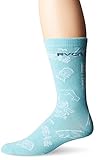 RVCA Men's Sea and Destroy Socks, Nile Blue, One Size