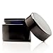 Infinity Jars Classic Black Glass Jar 30 ml (1 fl OZ) Ultraviolet Airtight Smell Proof, Refillable Screw Top Container for Long-Term Storage of Coffee, Spices, Tea, Dried Goods, Kitchen Jar