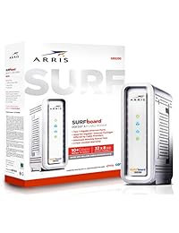 Módem de tabla de surf Arris   Embalaje al por menor, Blanco